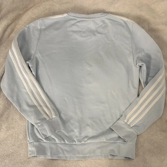 Adidas Women’s Sky Blue Crewneck Sweater - Picture 3 of 3